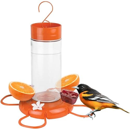 Nature's Way Orange Blossom Glass Oriole Feeder (OFG2)