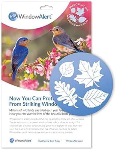 WindowAlert Leaf Medley UV Window Decals (Classic Series)