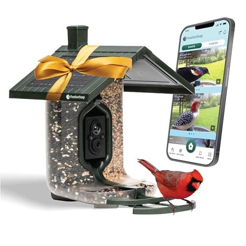 FeatherSnap Scout Solar Wi-Fi Smart Bird Feeder